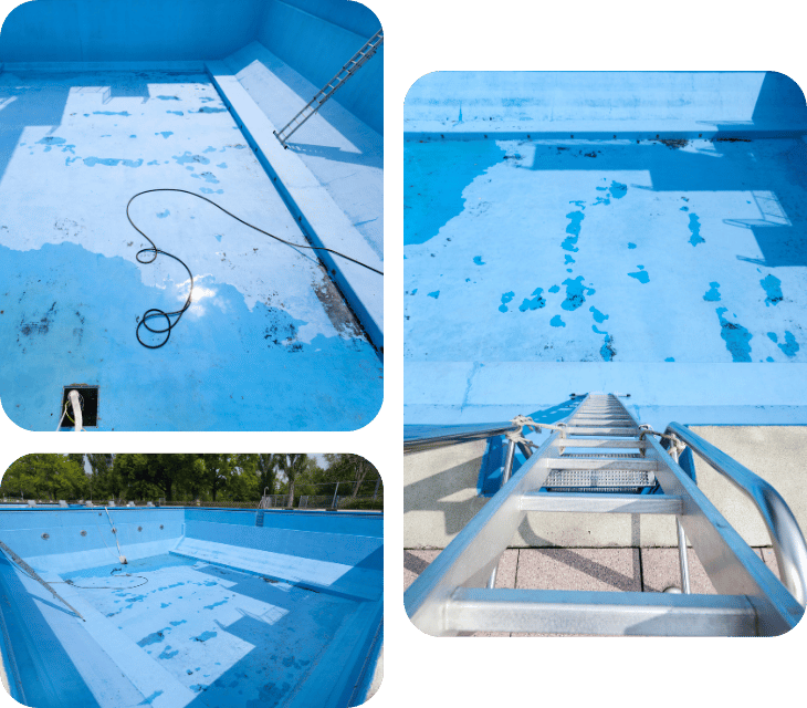 Pool water removal services in Dubai